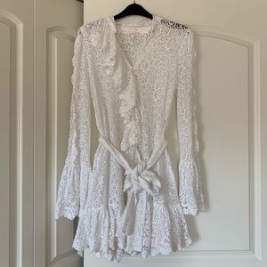 Free People White Lace Dress